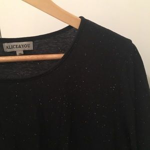 Speckled Jersey Swing Dress